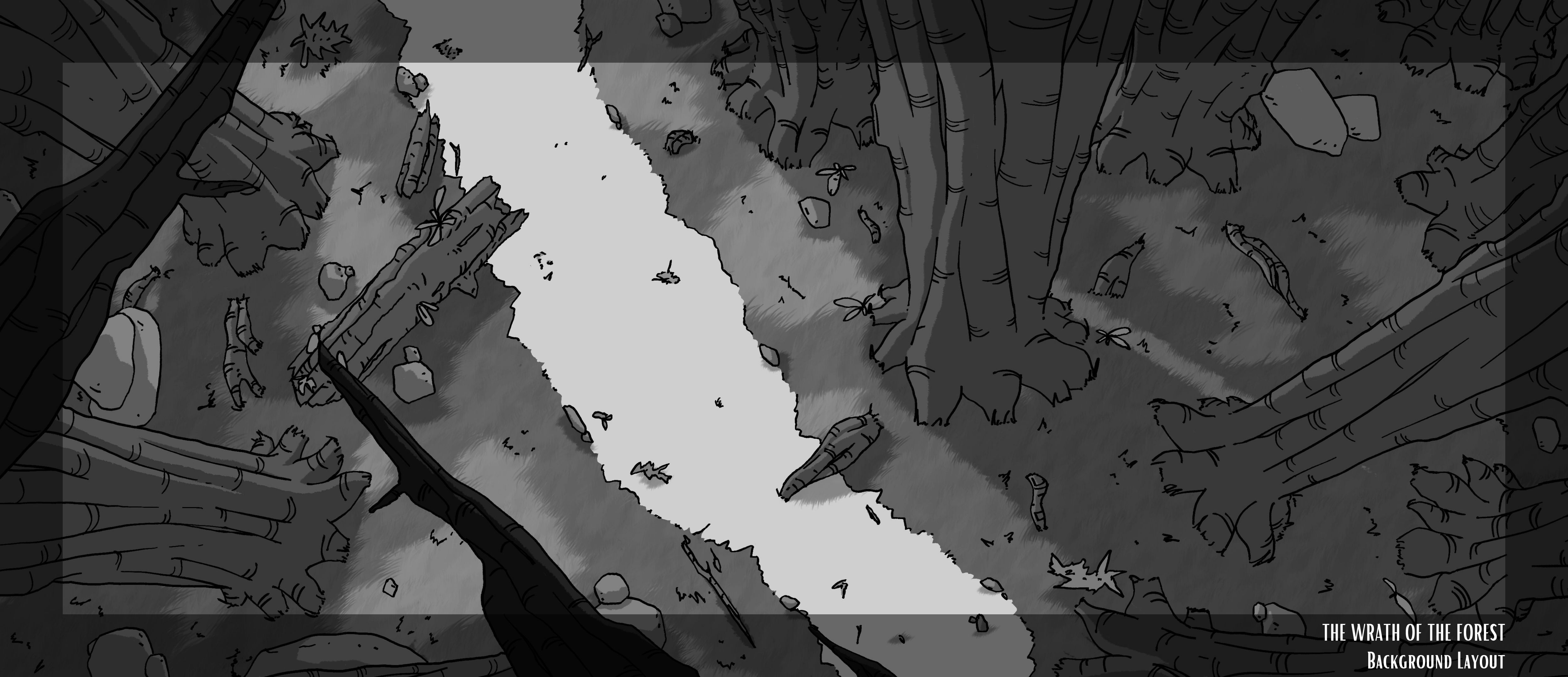Décor 02 — Layout Background B&W